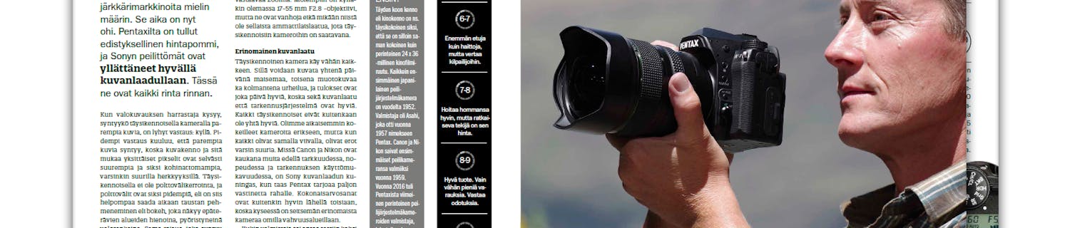 TESTI Digikuva testasi 7 kinokoon kameraa